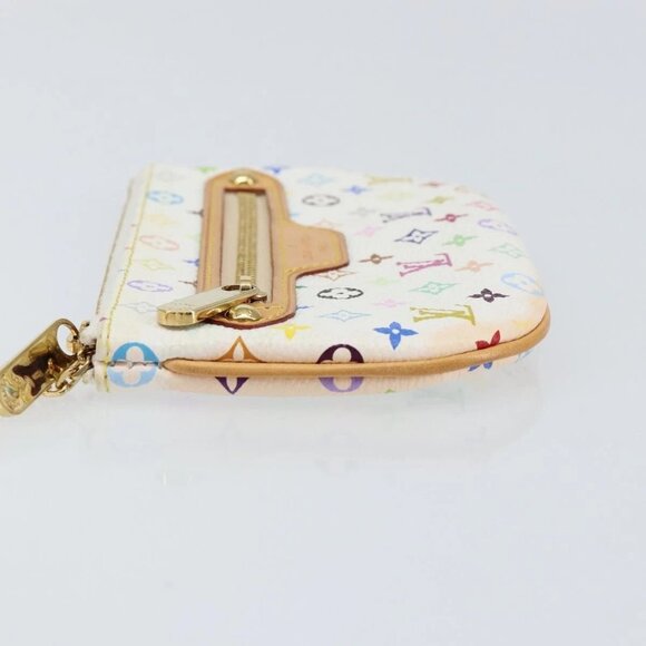 LOUIS VUITTON Monogram Multicolor Pochette MM Pouch White M60028 LV Auth gh1170V - Picture 6 of 16